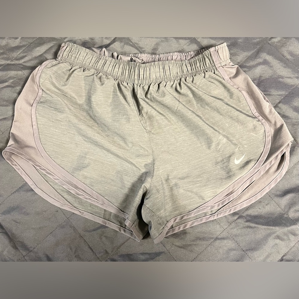 Nike Women's Light Gray Athletic Shorts